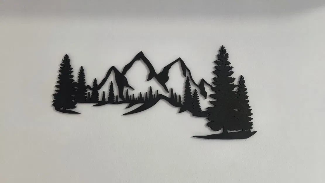 Tranh Treo Tường Núi & Cây Thông - Image 1