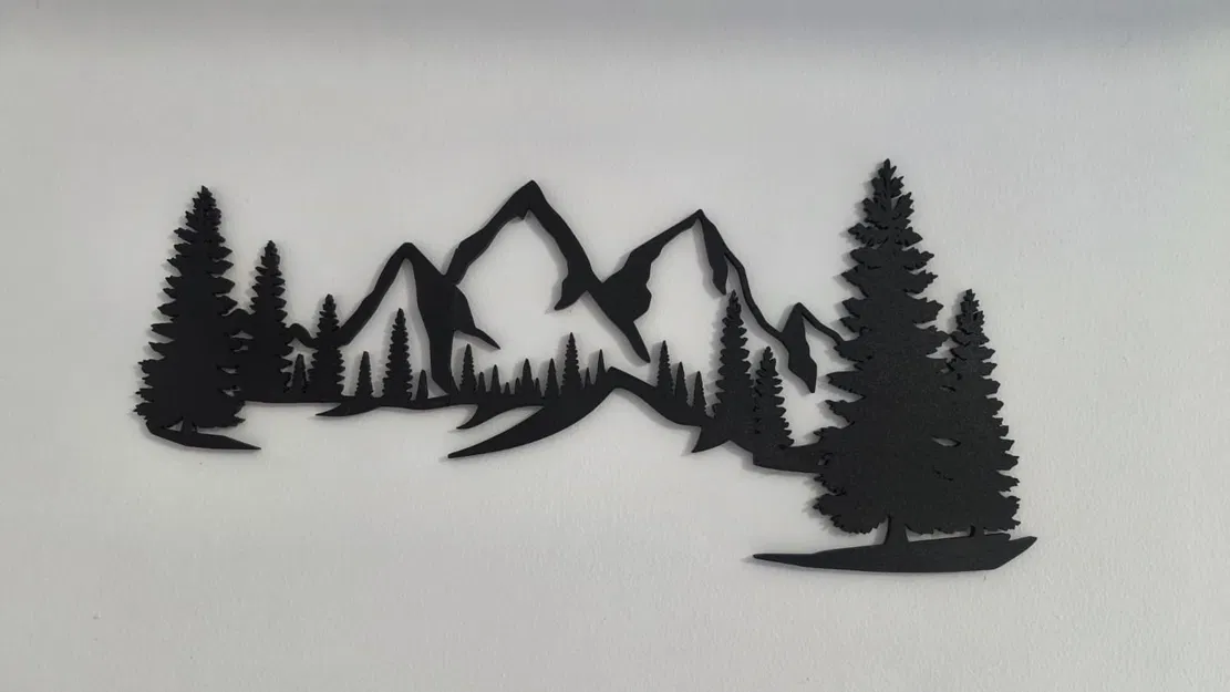 Tranh Treo Tường Núi & Cây Thông - Image 4