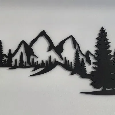 Tranh Treo Tường Núi & Cây Thông