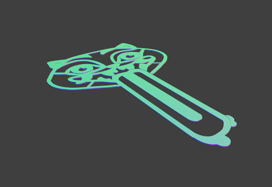 Bookmark Hổ Derpy Kpop Demon Hunters STL Đa Sắc - Image 3