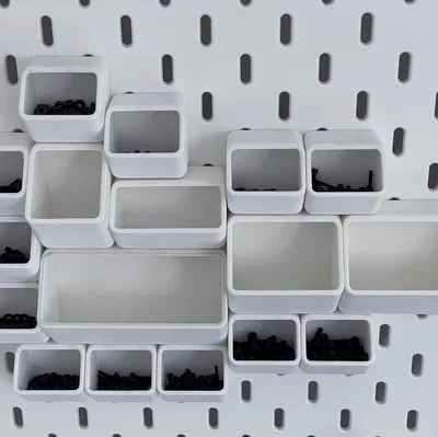 Hệ thống hộp đựng Skadis dạng module (Cỡ vừa)