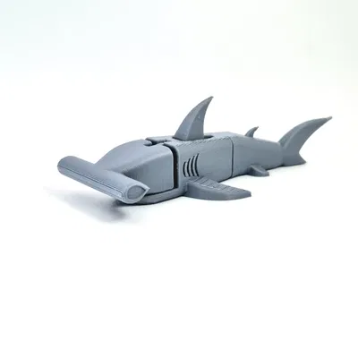 Cá Mập Búa Hàm Mở Linh Hoạt (Flexi Jaw Hammerhead Shark)