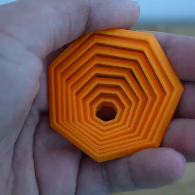 Đồ Chơi Fidget Heptagon Xoáy Mini