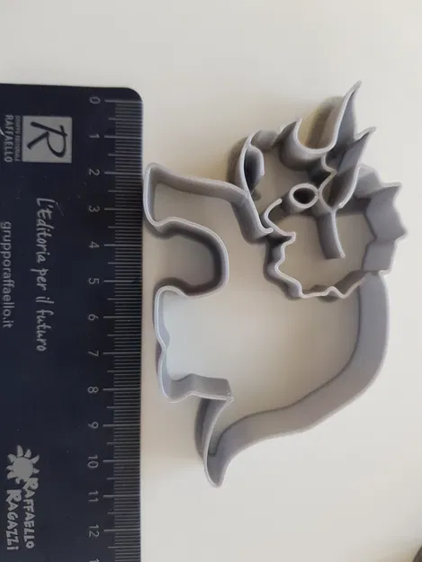 Khuôn Cắt Bánh Quy Hình Khủng Long 3 Sừng - Dinosauro Triceratorpo - Image 2