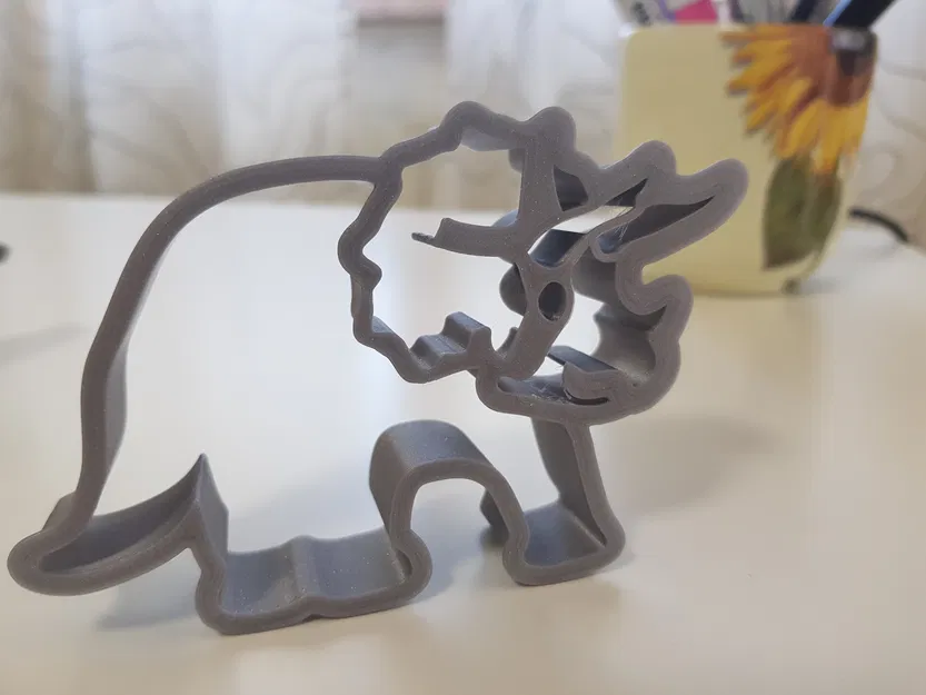 Khuôn Cắt Bánh Quy Hình Khủng Long 3 Sừng - Dinosauro Triceratorpo - Image 3