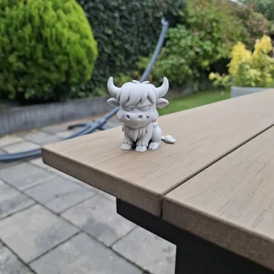 Bò Cao Nguyên Mặt Khó Tính