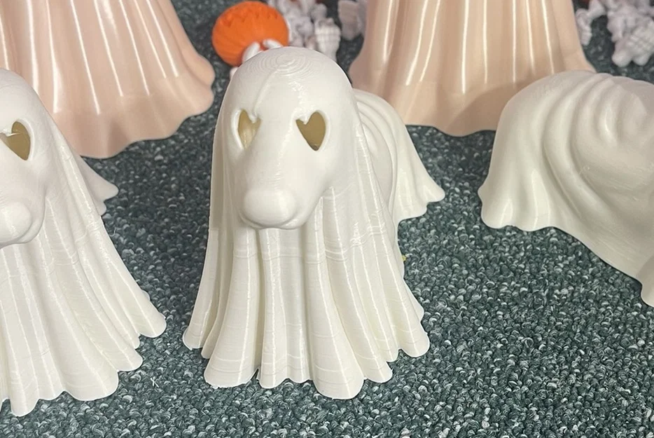 Dachshund Ghost (Đèn Tealight) - Mô Hình Chó Ma - Image 2