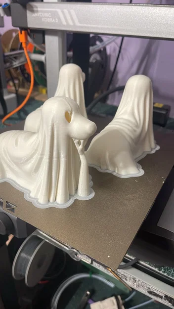 Dachshund Ghost (Đèn Tealight) - Mô Hình Chó Ma - Image 3