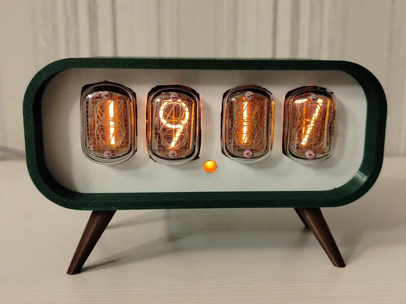 Vỏ Case Đồng Hồ Nixie IN-12 Phong Cách Retro - Image 2