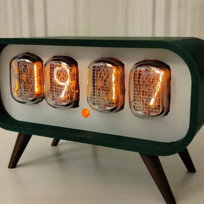 Vỏ Case Đồng Hồ Nixie IN-12 Phong Cách Retro