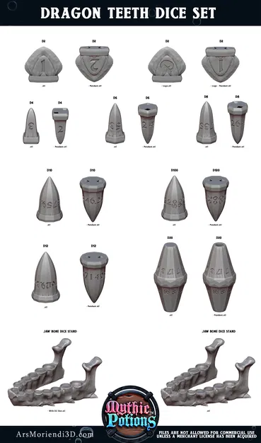 Bộ Xúc Xắc Răng Rồng - Image 3