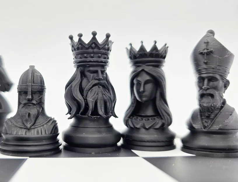 Bộ Quân Cờ Tạc Tượng - Image 3