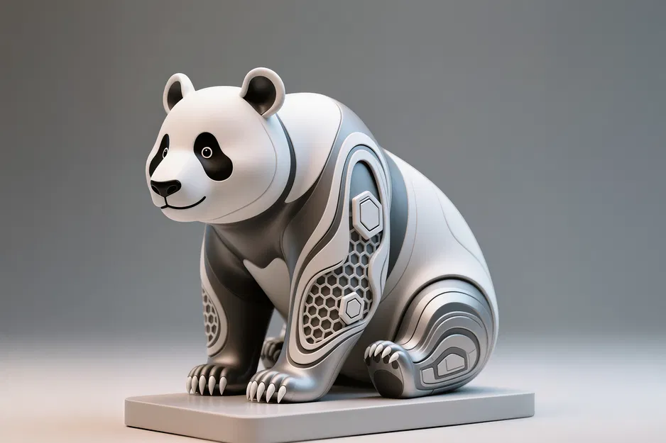 Tượng Gấu Trúc Khổng Lồ Hexa Độc Đáo - Image 1