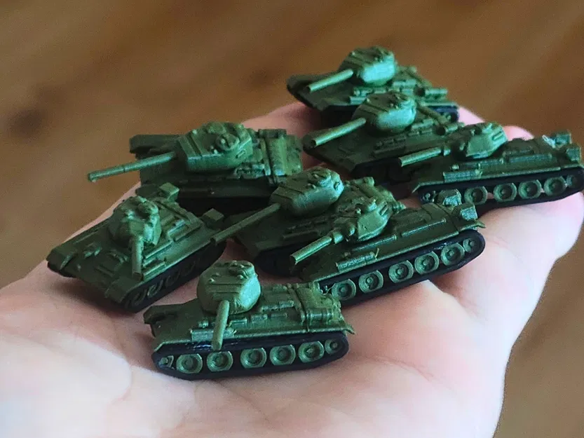 Mô hình xe tăng hạng trung T-34 của Liên Xô - Image 1