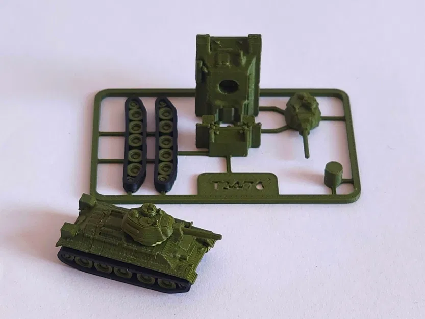 Mô hình xe tăng T34 dạng thẻ bài - Image 3