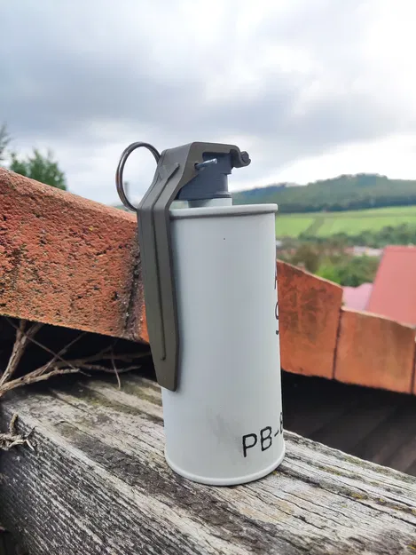 Mô hình lựu đạn khói/khí M18 thời chiến tranh Việt Nam - Image 3