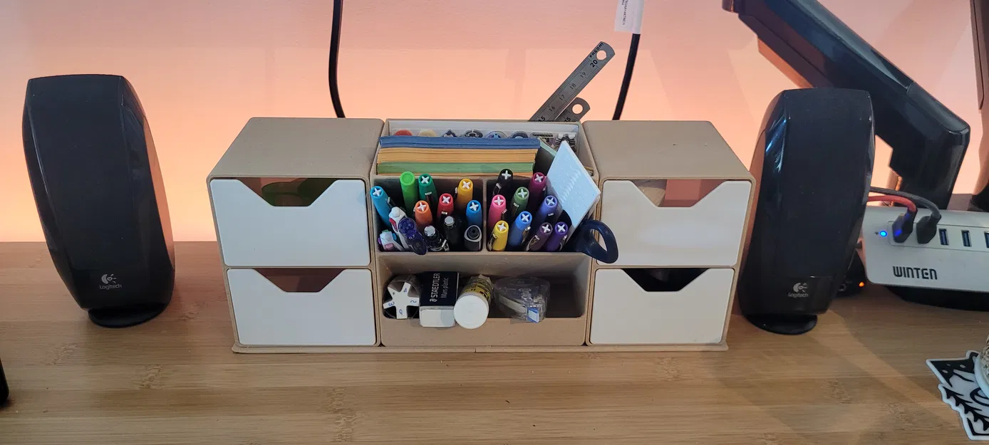 Hộp bút kiêm ngăn kéo đựng đồ - Image 1