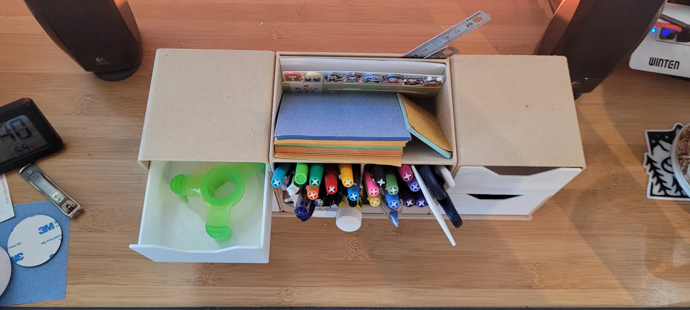 Hộp bút kiêm ngăn kéo đựng đồ - Image 3