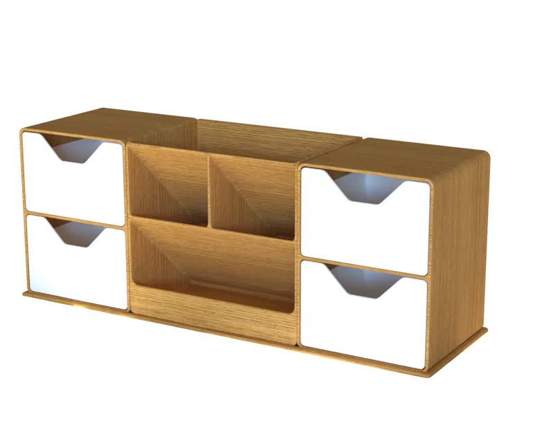 Hộp bút kiêm ngăn kéo đựng đồ - Image 4