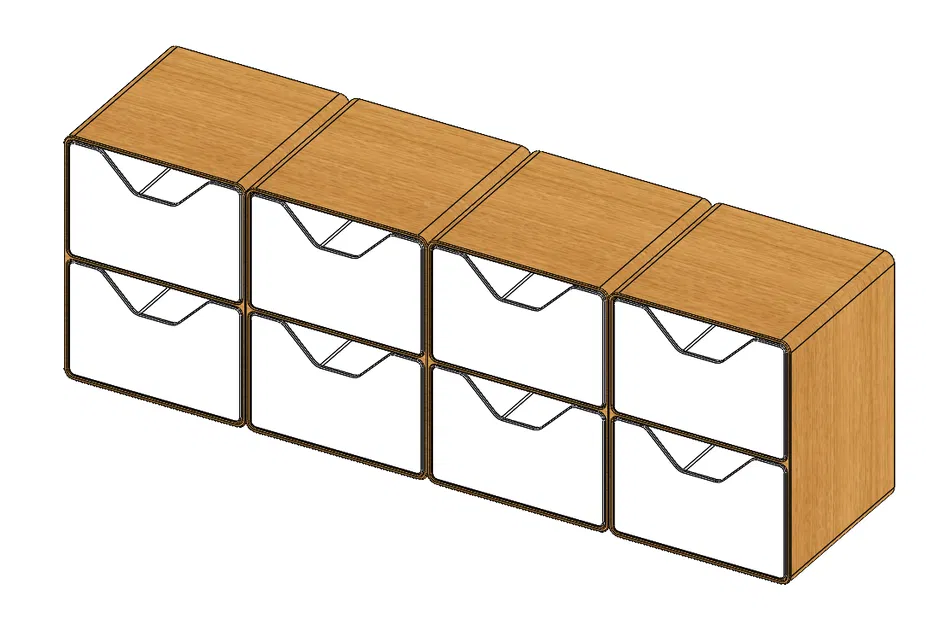 Hộp bút kiêm ngăn kéo đựng đồ - Image 5