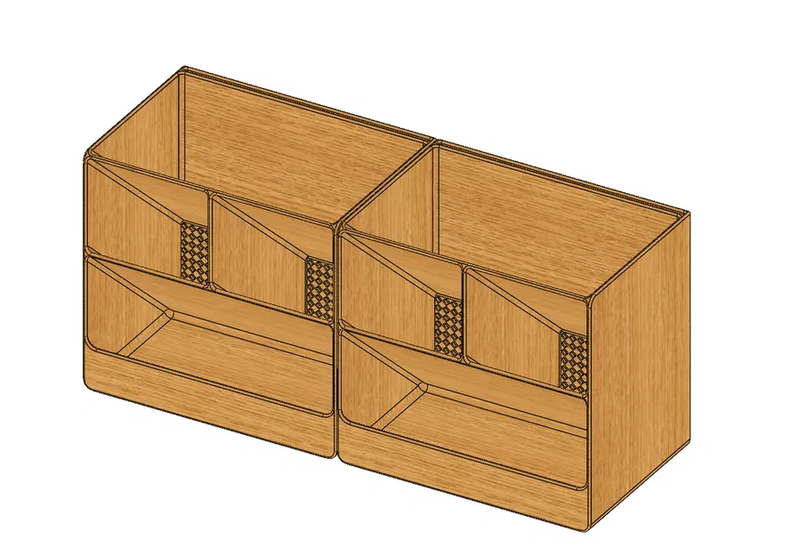 Hộp bút kiêm ngăn kéo đựng đồ - Image 6