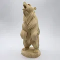 Tượng Gấu Xám Gỗ Tự Nhiên - Thumbnail 6