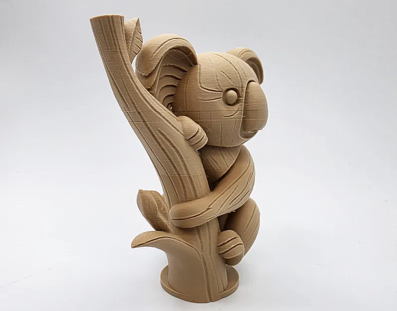 Koala Gỗ Tạc Trên Cây - Image 3