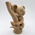 Koala Gỗ Tạc Trên Cây - Thumbnail 3