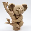 Koala Gỗ Tạc Trên Cây - Thumbnail 4