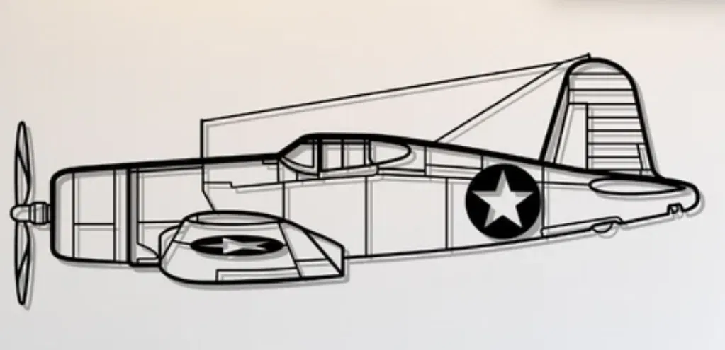 Tranh Dán Tường Chance Vought F4U Corsair - Image 1