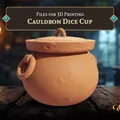 Cauldron Dice Cup - Cốc Đựng Dice Hình Vạc Lớn - Thumbnail 1