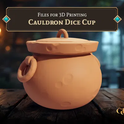 Cauldron Dice Cup - Cốc Đựng Dice Hình Vạc Lớn