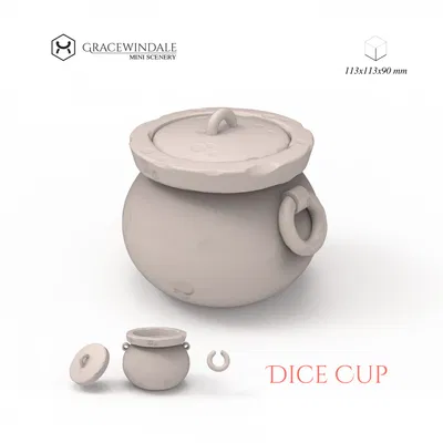 Cauldron Dice Cup - Cốc Đựng Dice Hình Vạc Lớn
