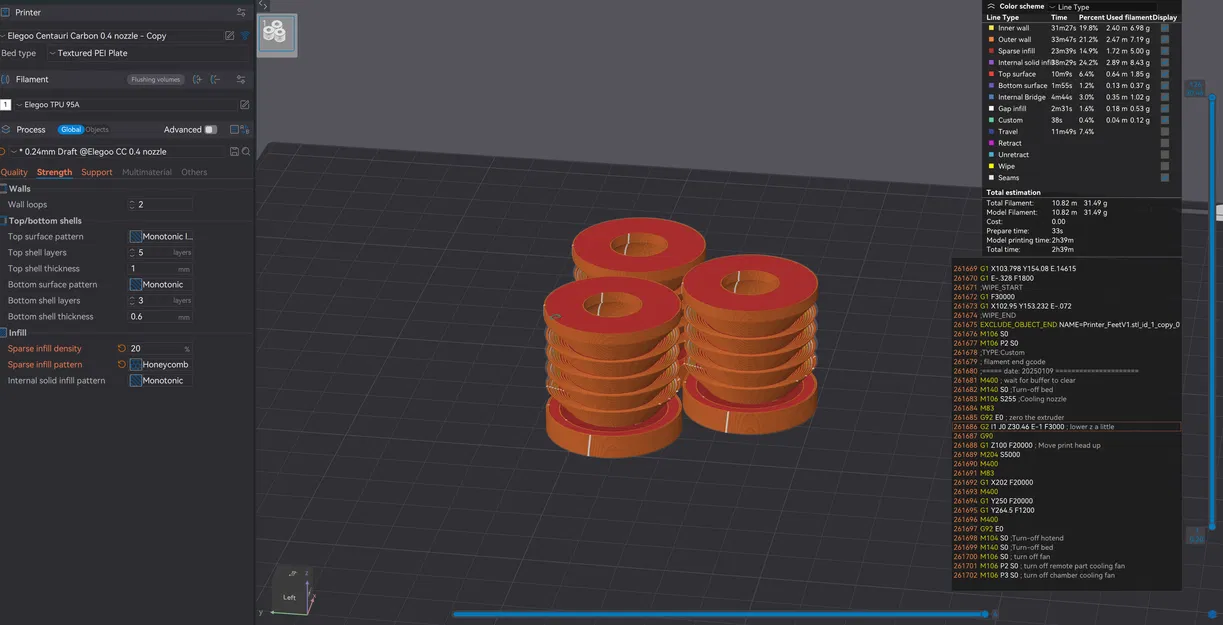 Chân Chống Rung Carbon Elegoo Centauri Bằng TPU - Image 3