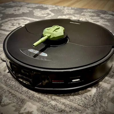 Tháp Pháo Xe Tăng Cho Robot Hút Bụi