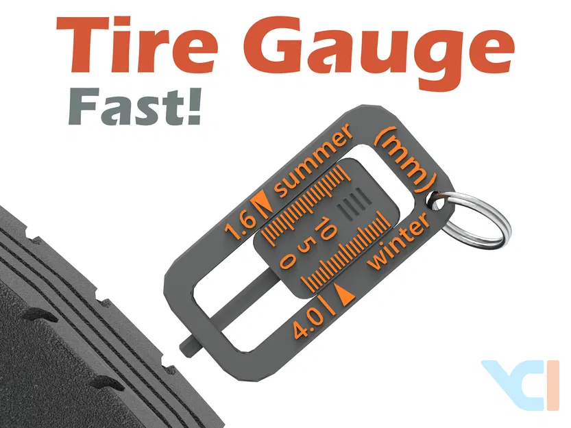 Thước Đo Độ Sâu Gai Lốp Xe Ô Tô - Image 1