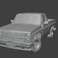 Mô Hình Xe Chevrolet Silverado C10 1985 - Thumbnail 3
