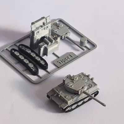 Mô hình thẻ xe tăng Panzerkampfwagen VI Tiger