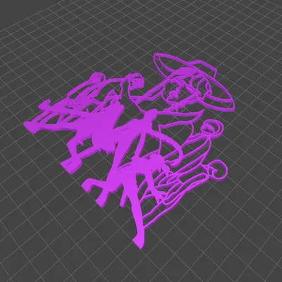 FanArt KPop Thợ Săn Quỷ Huntrix và Saja Boys