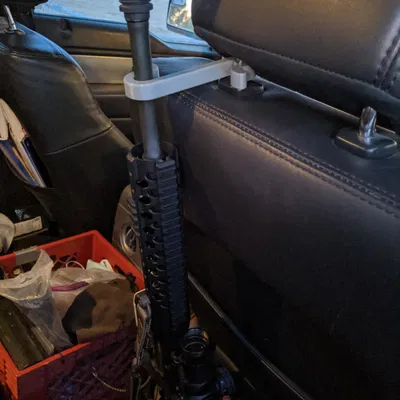 Giá đỡ súng gắn sau ghế cho súng Sporter và nòng lớn