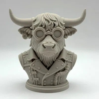 Tượng Bò Cao Nguyên Phong Cách Steampunk