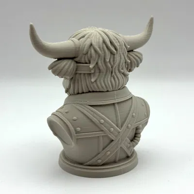 Tượng Bò Cao Nguyên Phong Cách Steampunk