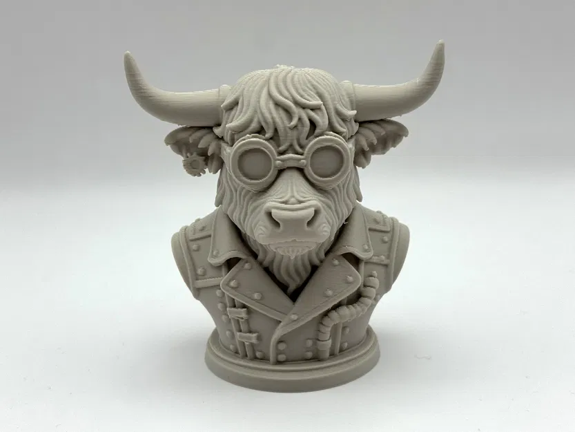 Tượng Bò Cao Nguyên Phong Cách Steampunk - Image 4