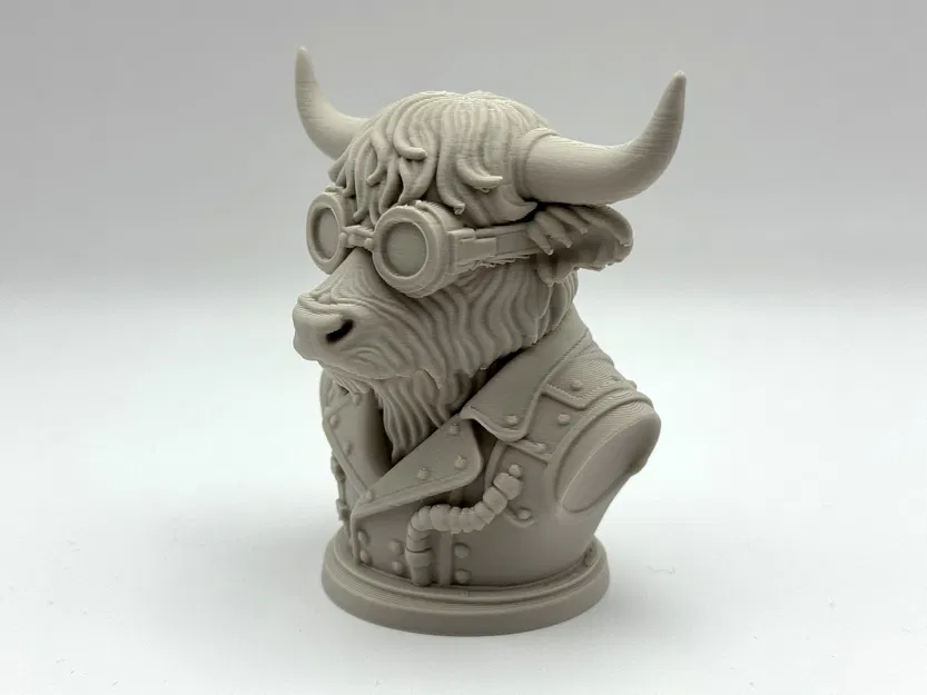 Tượng Bò Cao Nguyên Phong Cách Steampunk - Image 5