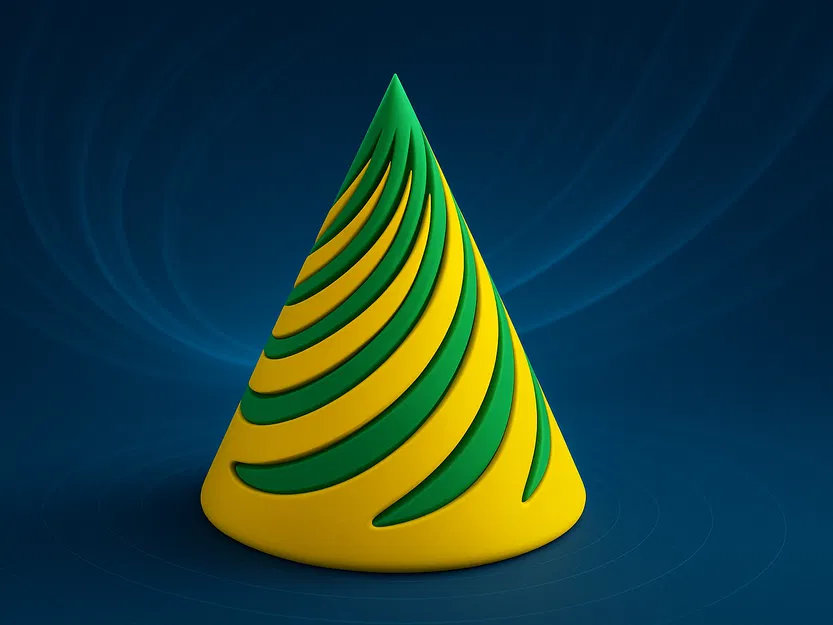 Nón Xoắn Ốc Dễ In - Image 1