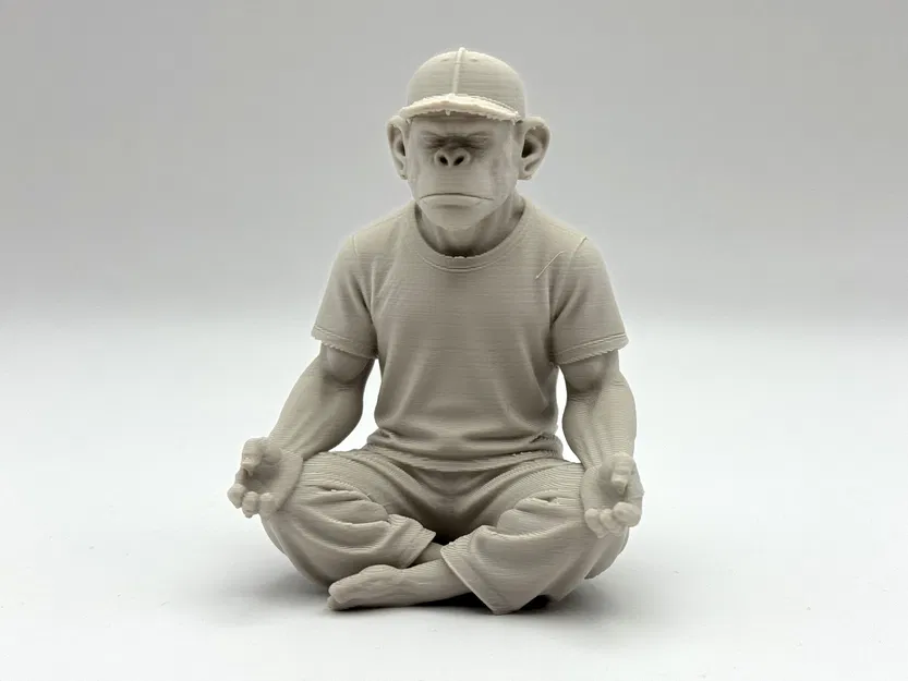 Khỉ Zen - Tượng Khỉ Thiền Định Yên Bình - Image 1