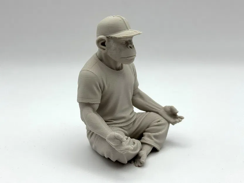 Khỉ Zen - Tượng Khỉ Thiền Định Yên Bình - Image 2