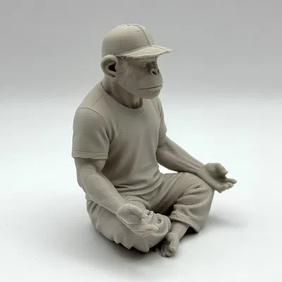 Khỉ Zen - Tượng Khỉ Thiền Định Yên Bình