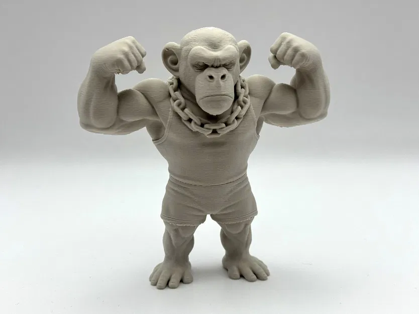 Tượng Khỉ Đột Cơ Bắp Muscle Ape - Image 1