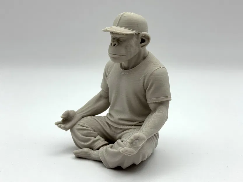 Khỉ Zen - Tượng Khỉ Thiền Định Yên Bình - Image 3